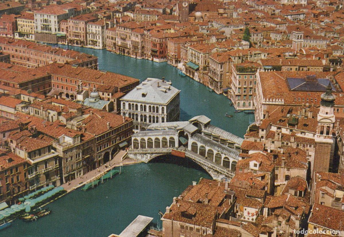 Postais: Italia Venice Venezia Veduta Aerea Canal Grande E Ponte Rialto *YAF518