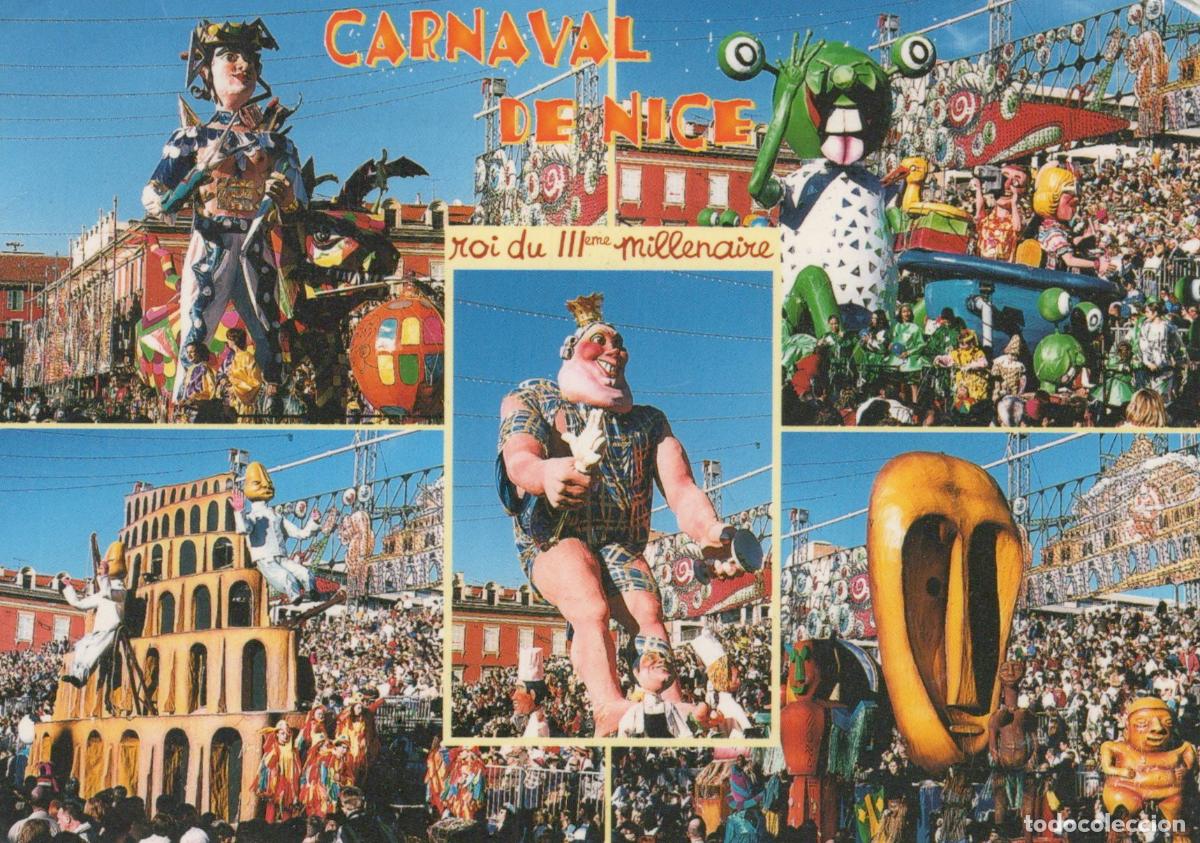 Postkarten: France Nice Carnaval D&eacute;fil&eacute; Roi Mill&eacute;naire Unposted *YAF524