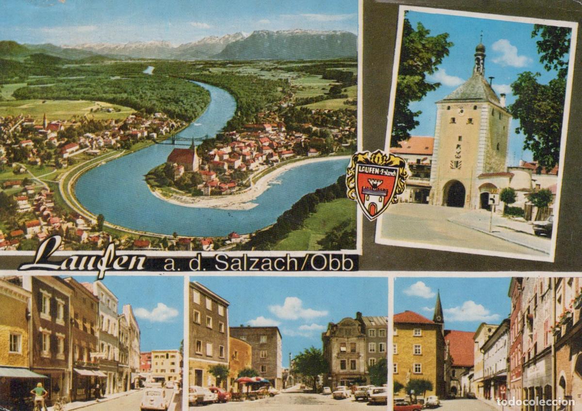 Postais: Deutschland Laufen A D Salzach Oberbayern Flusslandschaft Altstadt *YAF340