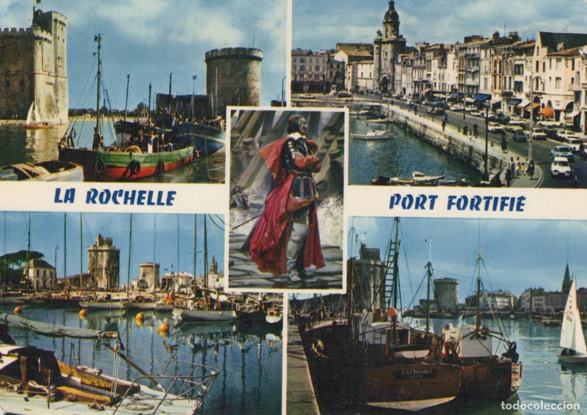 Cartoline: France La Rochelle Port Fortifi&eacute; Tours Richelieu Architecture Unposted *YAF543