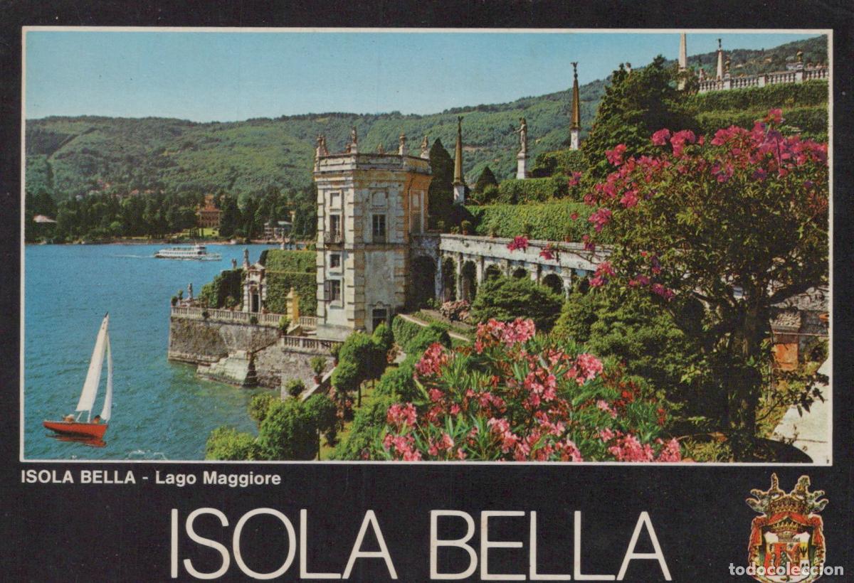 Cartoline: Italia Lago Maggiore Isola Bella Palazzo Borromeo Giardini Affrancata *YAF347