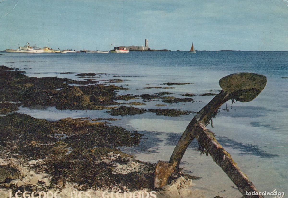 Postais: France Concarneau Bretagne Gl&eacute;nan Paysage Marin Ancre Phare Bateaux *YAF360
