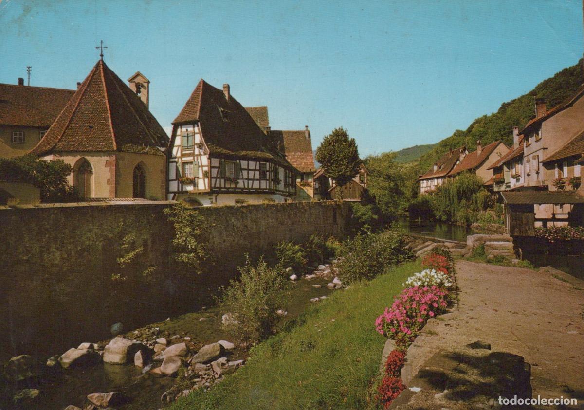 Postais: France Kaysersberg Village Alsacien Pittoresque Maisons &Agrave; Colombages *YAF371