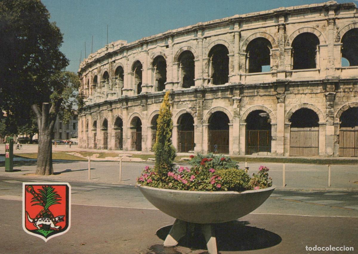 Postais: France Nimes Les Ar&egrave;nes Architecture Amphith&eacute;&acirc;tre Romain *YAF579
