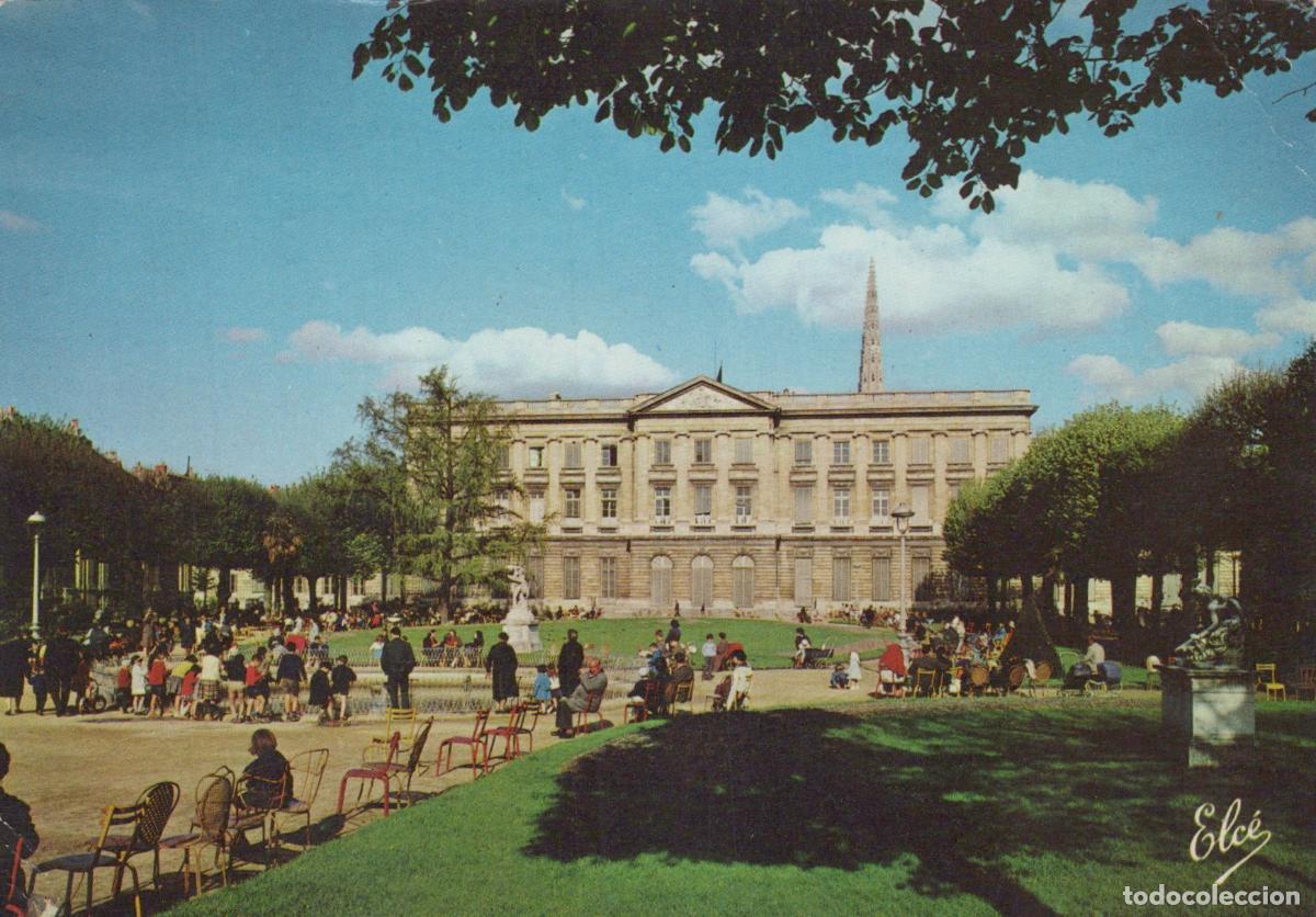 Postais: France Bordeaux Jardins H&ocirc;tel de Ville Palais Rohan Architecture *YAF583