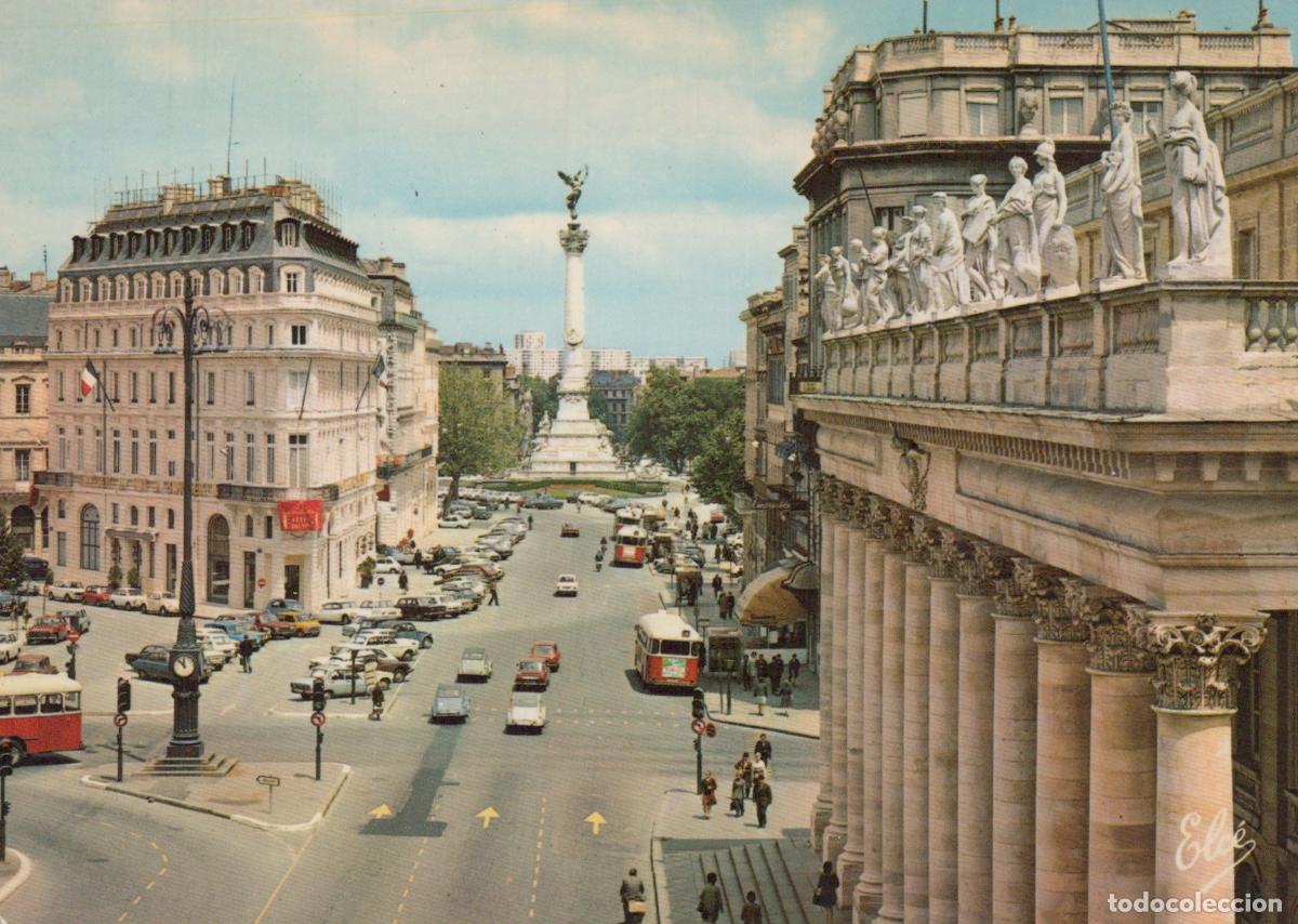Postais: France Bordeaux Grand Th&eacute;&acirc;tre Colonne Girondins Post&eacute;e *YAF584