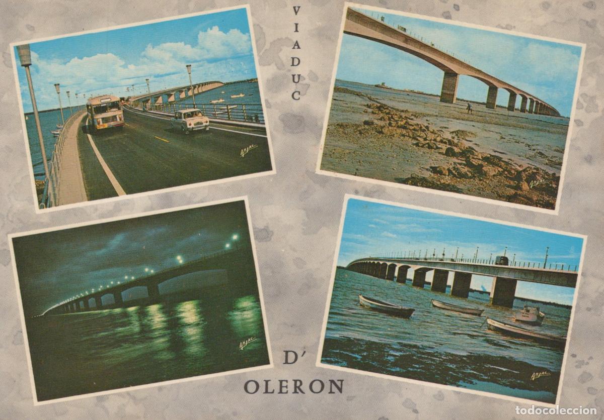 Postales: France St Pierre D Ol&eacute;ron &Icirc;le D Ol&eacute;ron Viaduc Architecture Unposted *YAF613