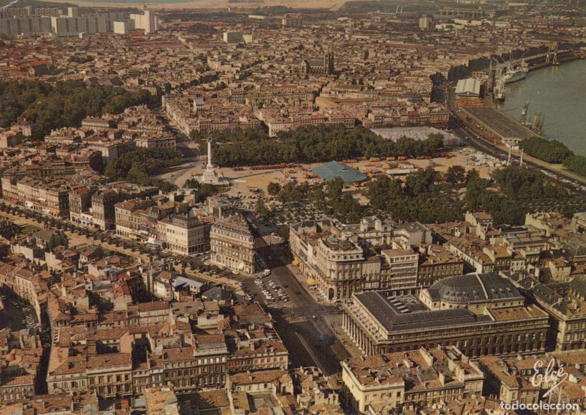 Postales: France Bordeaux Vue A&eacute;rienne Ville Grand Th&eacute;&acirc;tre Garonne *YAF618