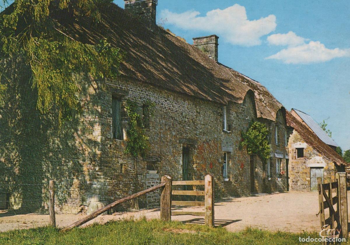 Postales: France Caen Normandie Chaumi&egrave;re Normande Architecture Rurale Unposted *YAF633