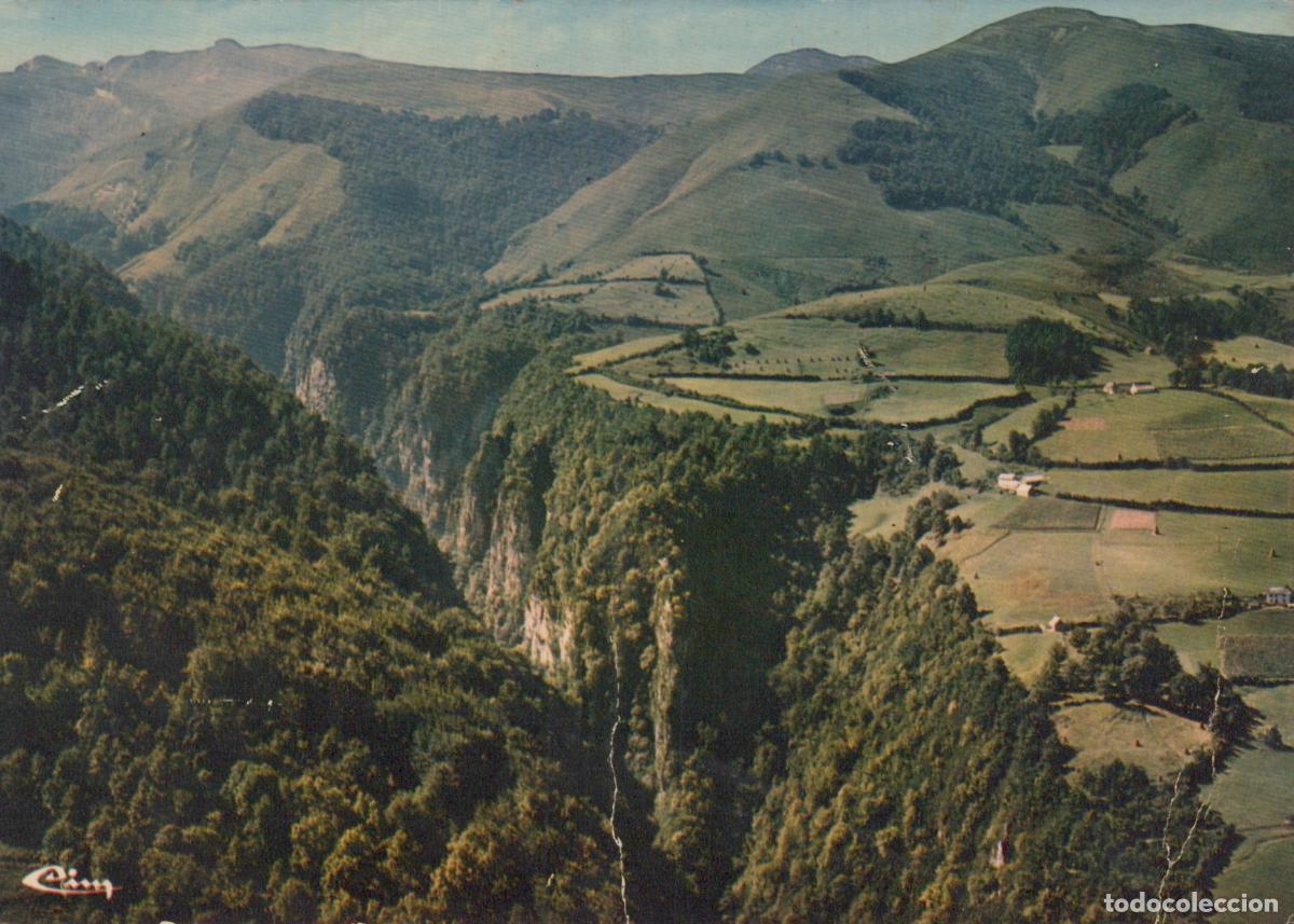 Postkarten: France Ste Engrace Gorges de Kakouetta Vue A&eacute;rienne *YAF411