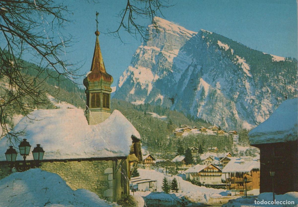 Postkarten: France Samo&euml;ns Chapelle du B&eacute;rouze Village Alpin Enneig&eacute; *YAF415