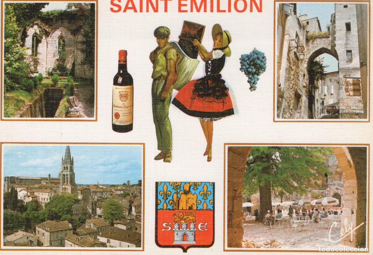 Postkarten: France Saint &Eacute;milion Architecture Vignobles Sites Historiques *YAF649