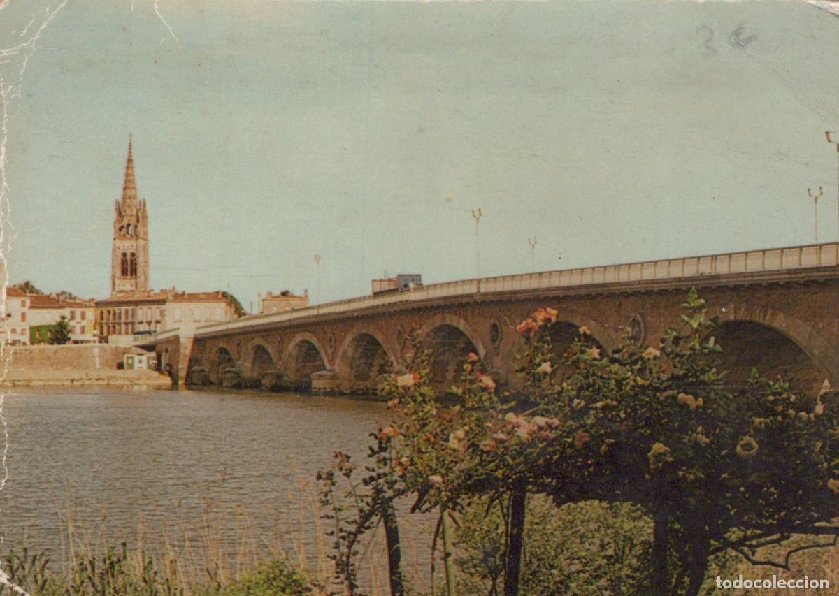 Postales: France Libourne Pont sur la Dordogne &Eacute;glise St Jean Affranchie *YAF648