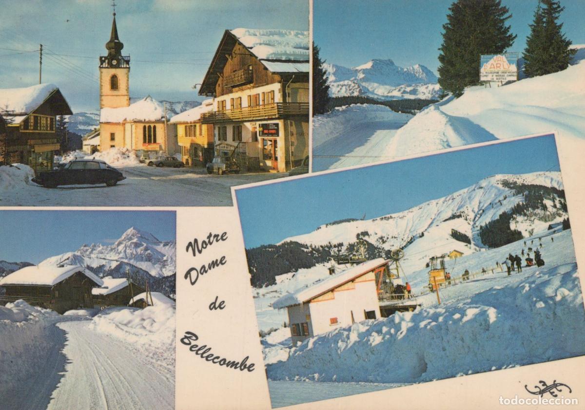 Postales: France Notre Dame de Bellecombe Vues Hivernales Ski et Village *YAF679