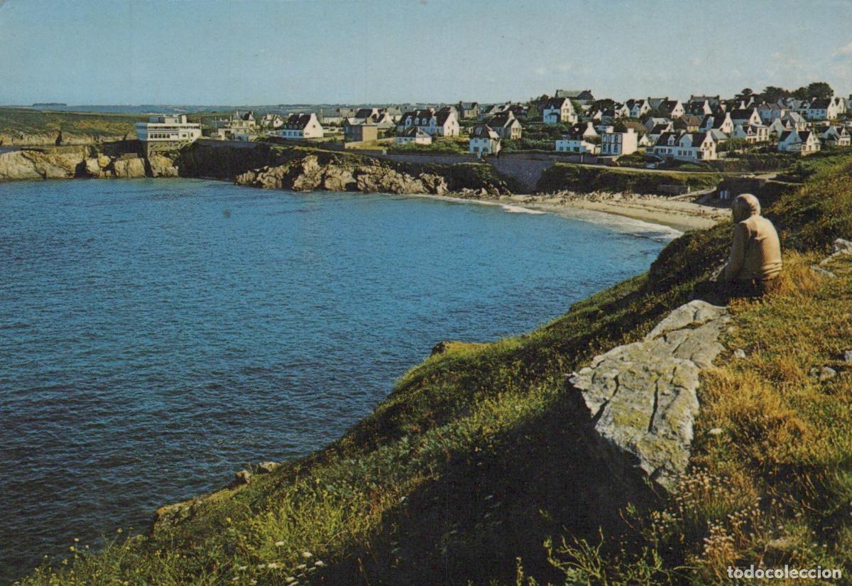 Postales: France Le Conquet Finist&egrave;re Vue C&ocirc;ti&egrave;re Plage du Portez Village *YAF689