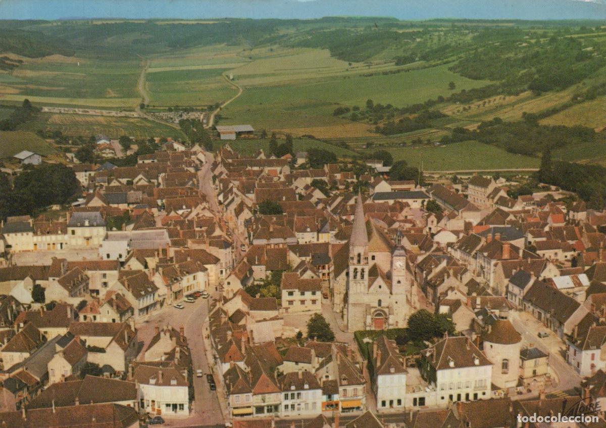 Postkarten: France Vermenton Vue A&eacute;rienne Ville &Eacute;glise Notre Dame *YAF708