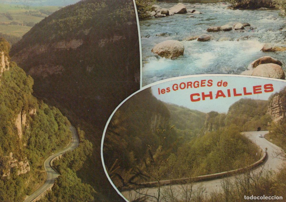 Postkarten: France Gorges de Chailles Paysage Montagneux Rivi&egrave;re Route *YAF461