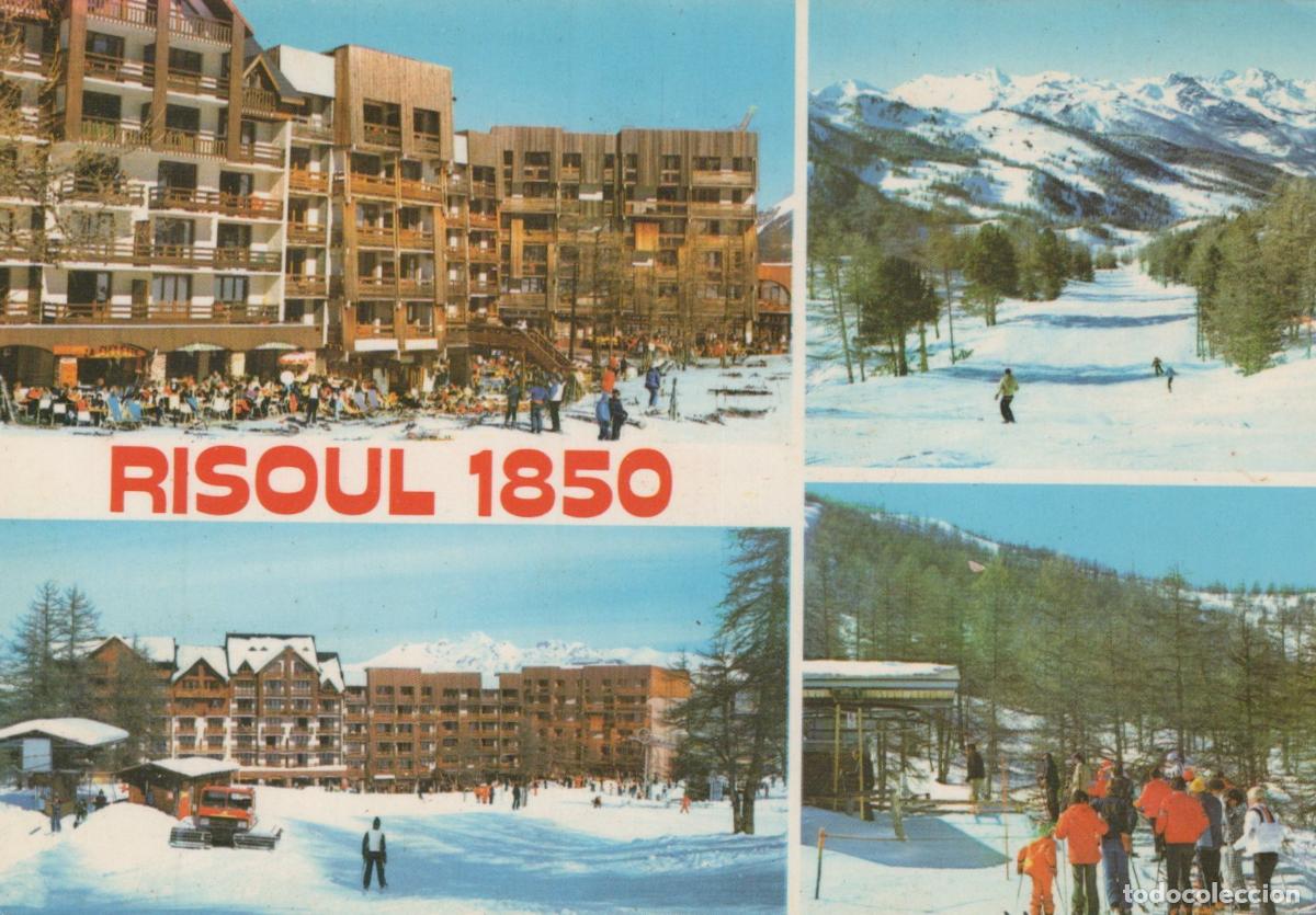 Postkarten: France Risoul Station de Ski Architecture Pistes *YAF466