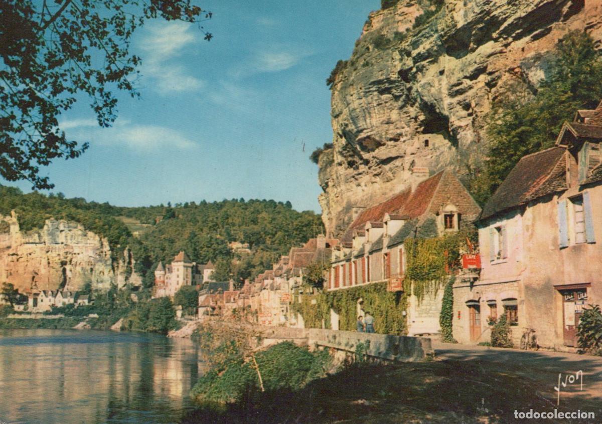 Postkarten: France La Roque Gageac Village au Bord de la Unposted *YAF728