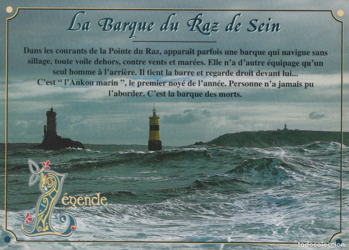 Postkarten: France Plogoff Bretagne Raz de Sein L&eacute;gende Ankou Marin Phare Unposted *YAF472