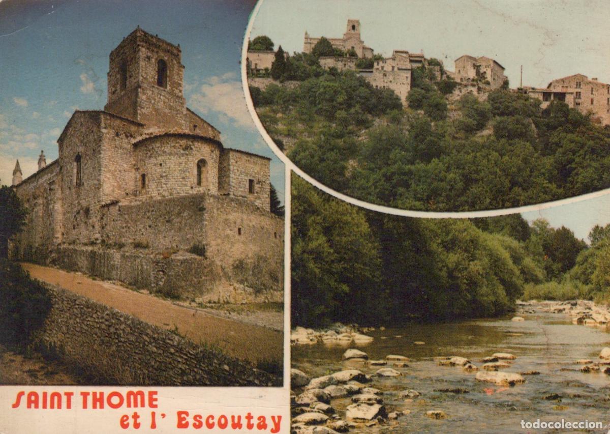 Postcards: France Saint Thome &Eacute;glise Village Rivi&egrave;re Paysage *YAF475
