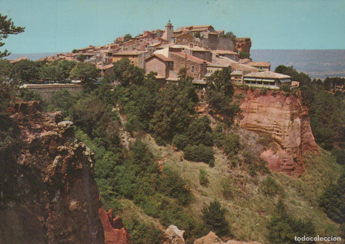 Postcards: France Roussillon Vaucluse Village Perch&eacute; sur Falaises D Ocre *YAF759