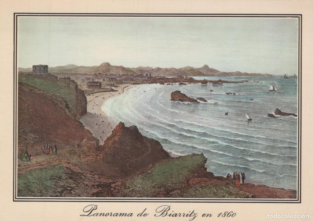 Postales: France Biarritz Panorama Historique 1860 *YAF773