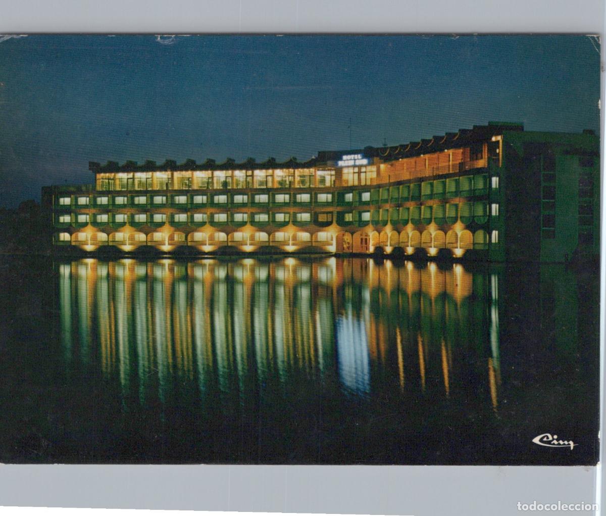 Postales: France Hyeres H&ocirc;tel Plein Sud Architecture de Nuit Illumin&eacute;e *YAF500