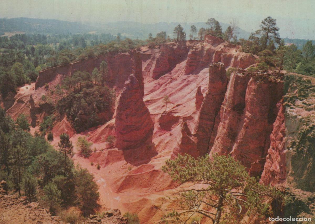 Postales: France Roussillon Vaucluse Cirque des &Eacute;guilles Ocres Rouges Unposted *YAF784