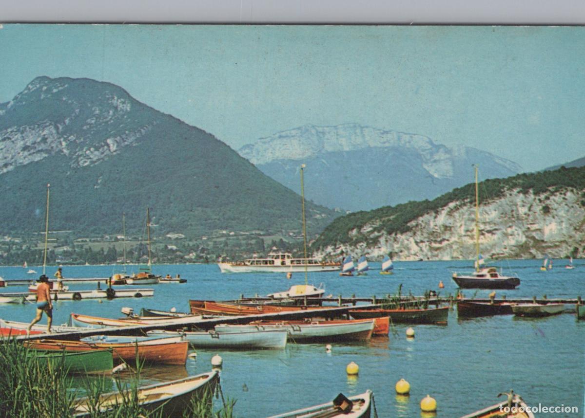 Postales: France Annecy Haute Savoie Lac D &Agrave; Saint Jorioz Port et Mont Veyrier *YAF505