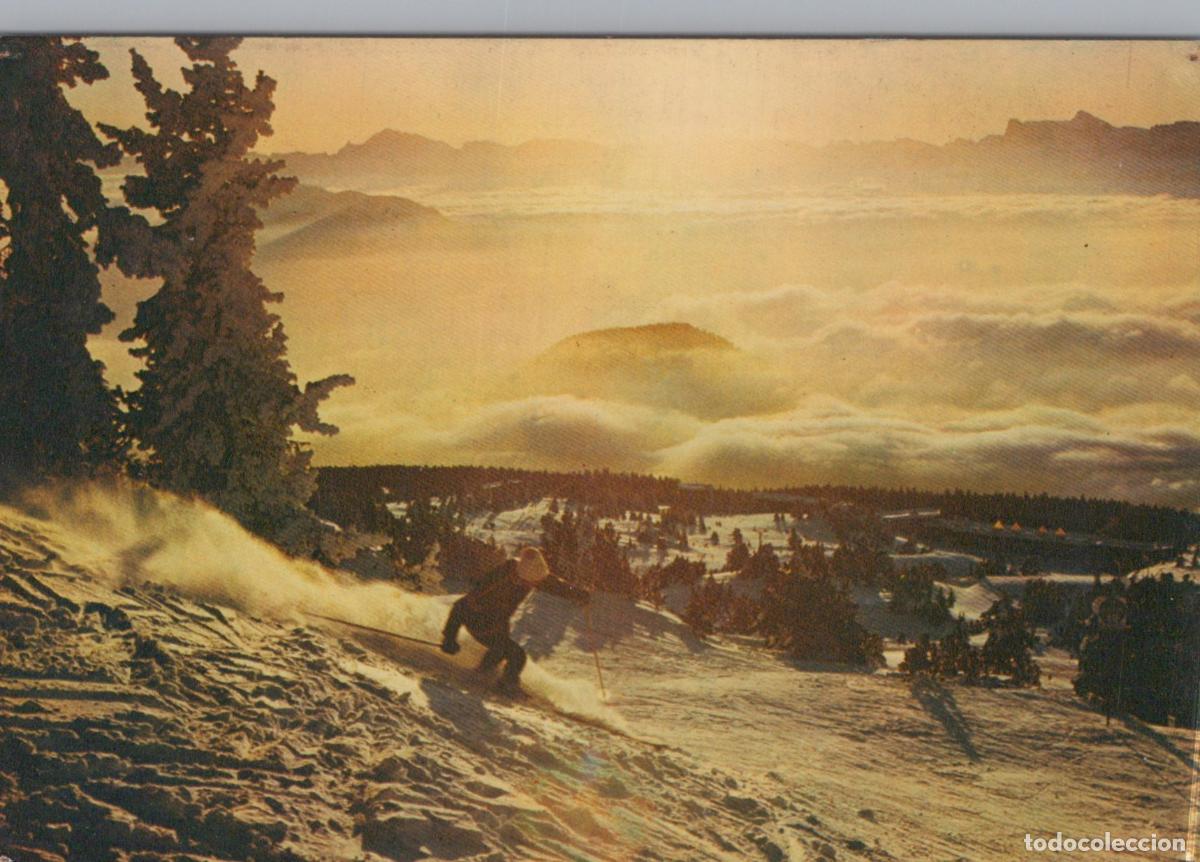 Postales: France Saint Lary Soulan Montagne Ski Coucher de Soleil Paysage Hivernal *YAF502
