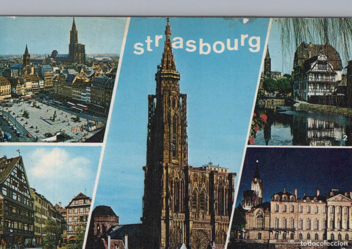 Postales: France Strasbourg Cath&eacute;drale Place Kl&eacute;ber Petite *YAF507