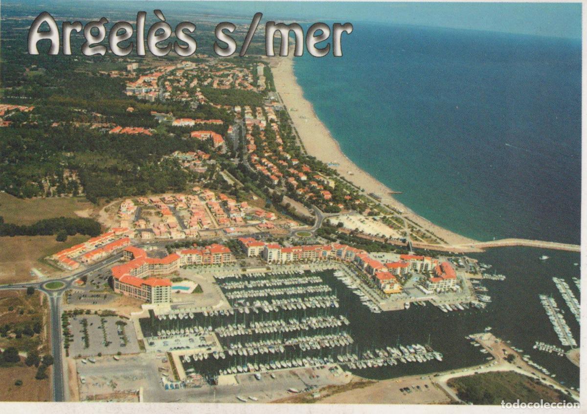Postcards: France Argeles sur Mer Aerial Beach Port *YAF818