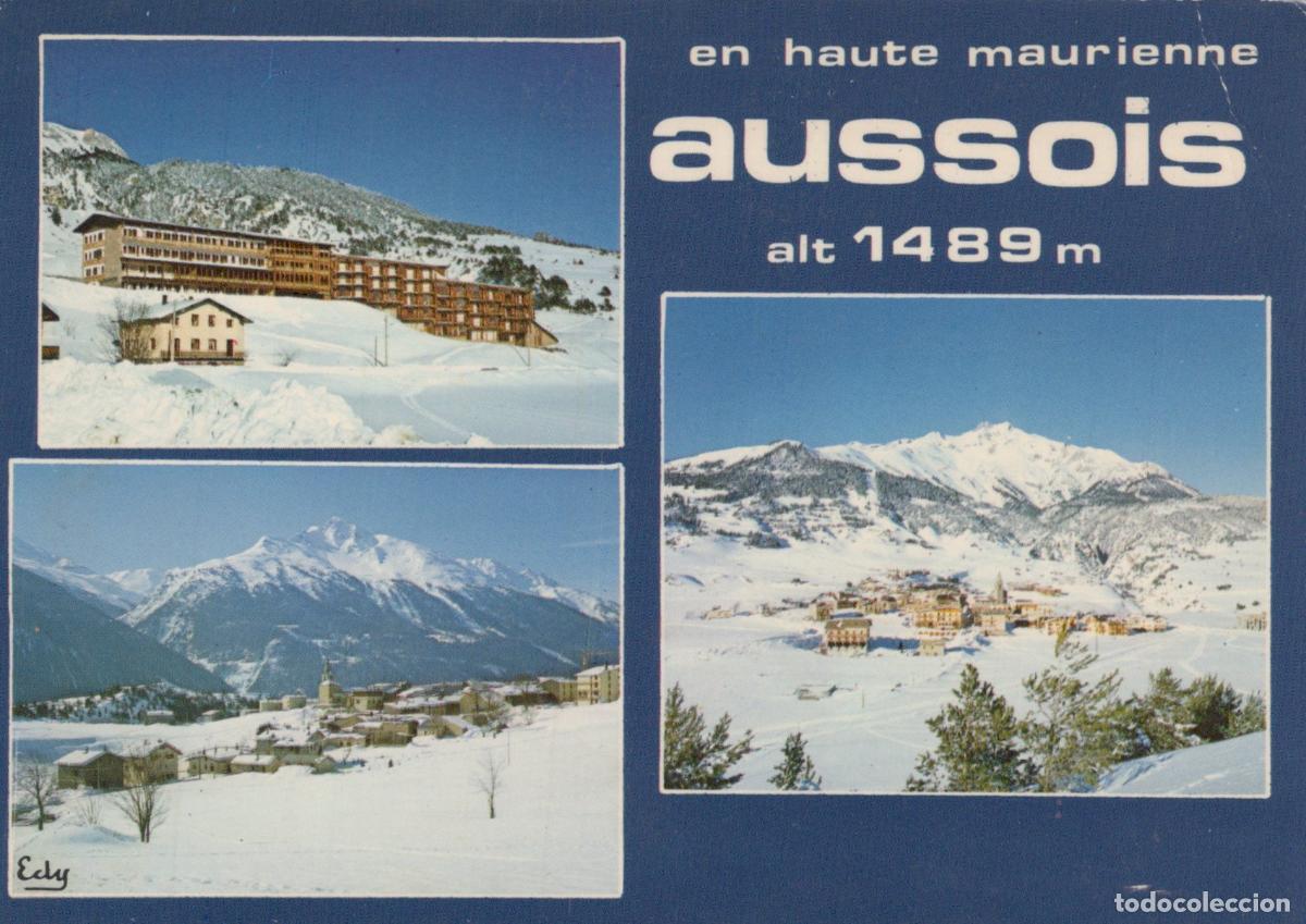 Postcards: France Aussois Vues G&eacute;n&eacute;rales du Village Enneig&eacute; Montagnes *YAF547