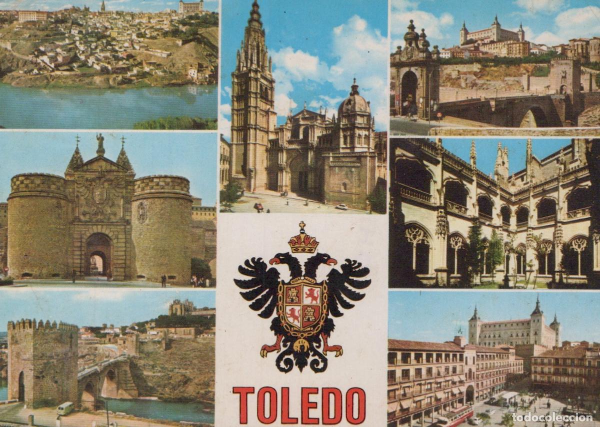 Postales: Espa&ntilde;a Toledo Vistas Hist&oacute;ricas Y Arquitectura Oblit&eacute;rada *YAF560