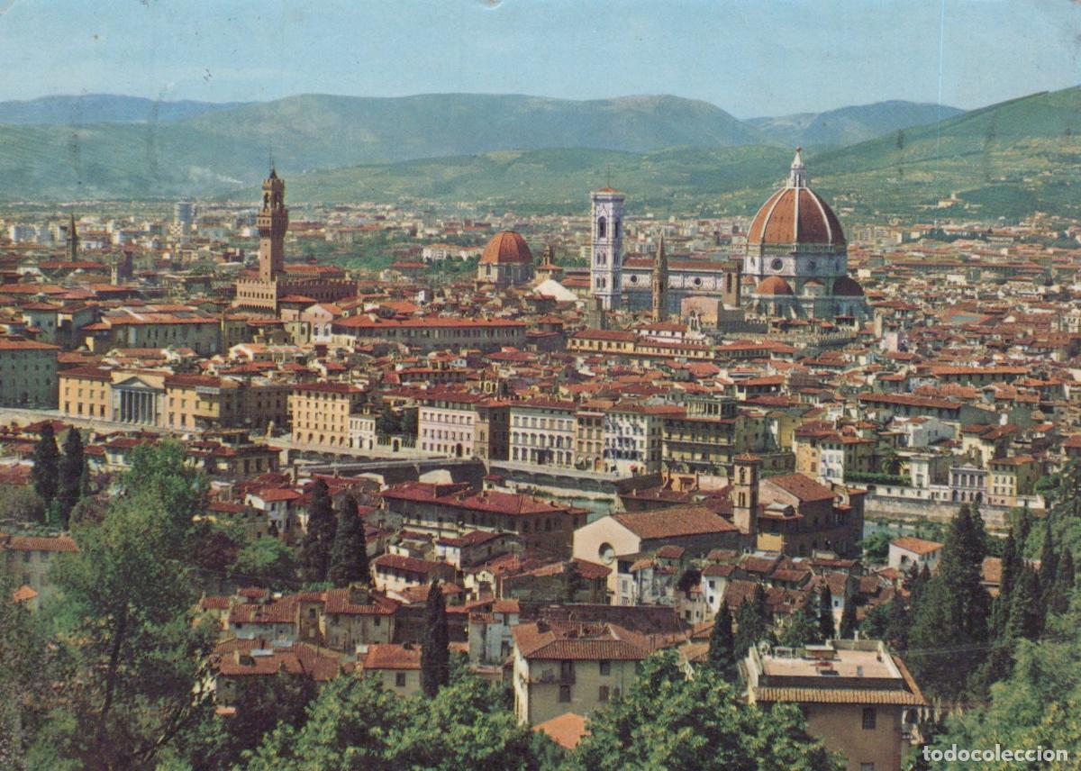 Postcards: Italia Florence Firenze Veduta Panoramica Con Duomo E Campanile *YAF878