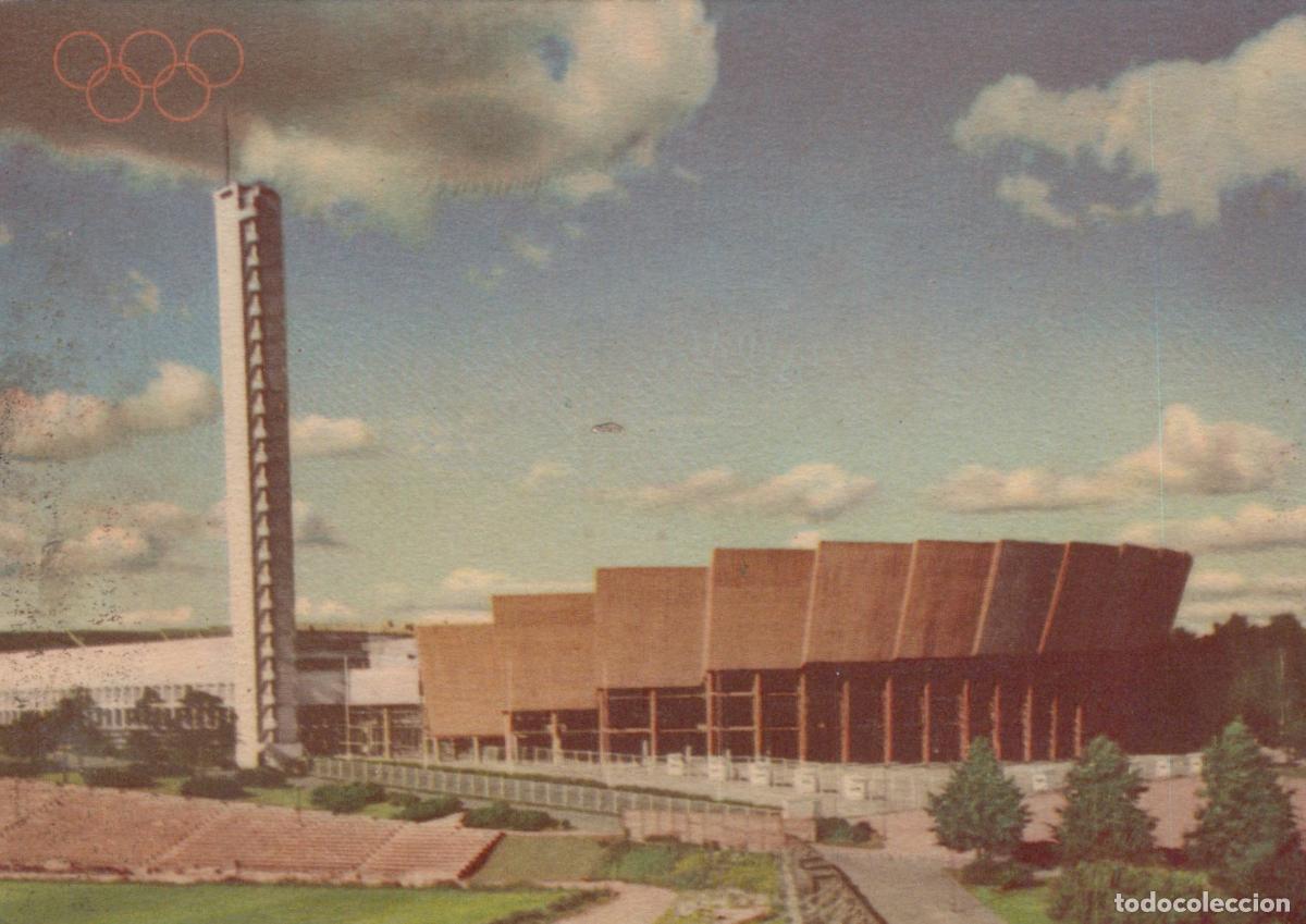 Postkarten: Finland Helsinki Suomi Olympiastadion Arkkitehtuuri 1952 Olympialaiset *YAF893