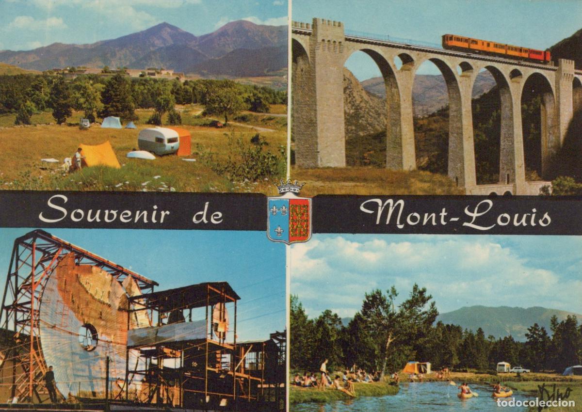 Postales: France Mont Louis Viaduc Train Four Solaire Unposted *YAF580