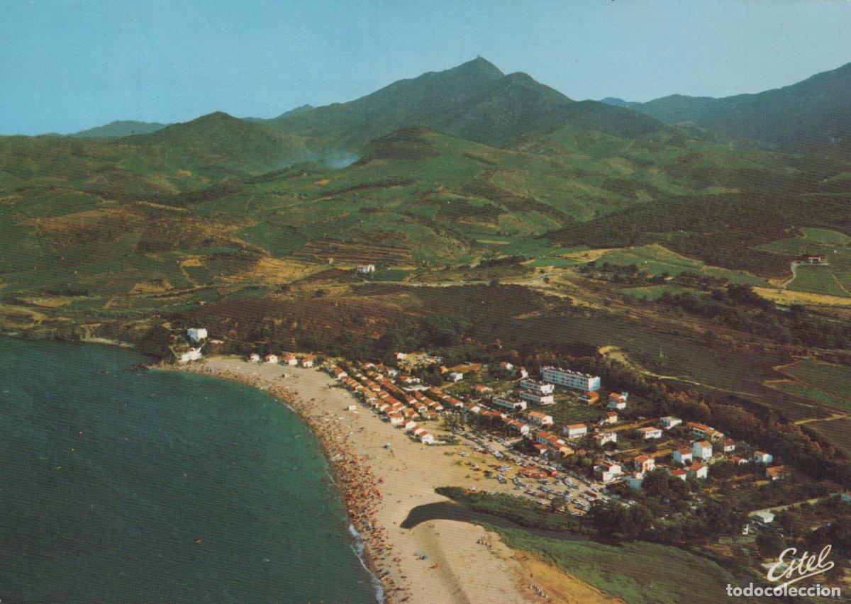 Postales: France Argeles sur Mer C&ocirc;te Vermeille Plage et Alb&egrave;res Unposted *YAF581