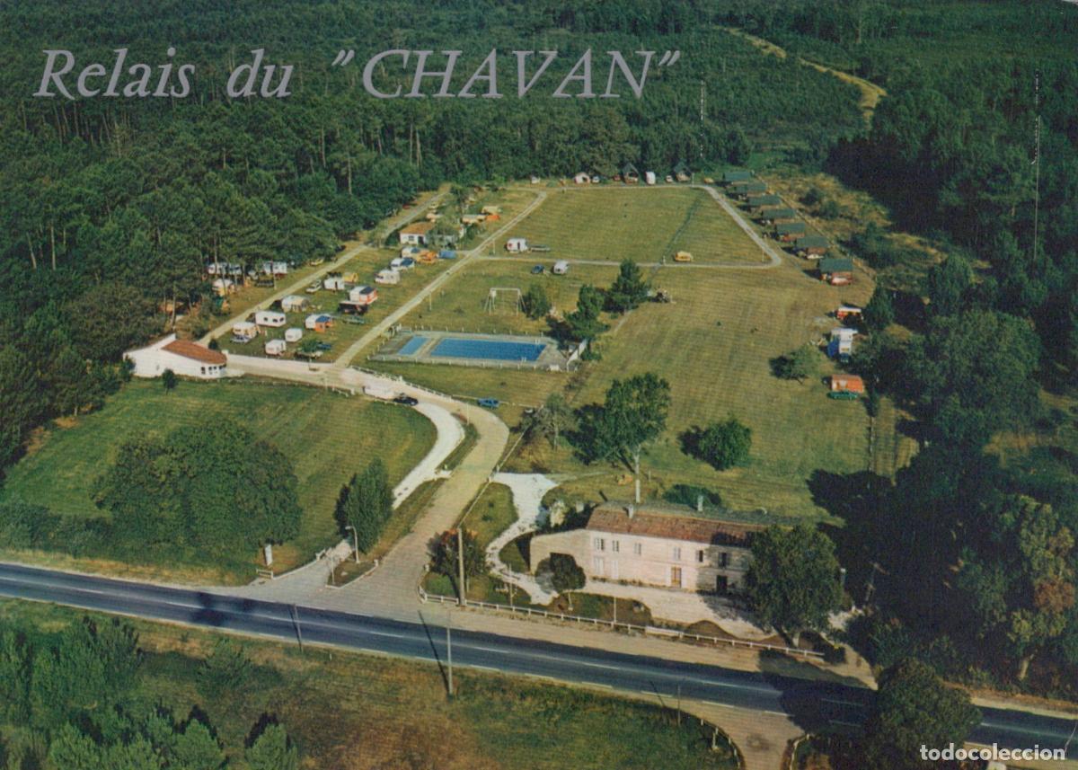 Postales: France Laruscade Relais du Chavan Camping Vue A&eacute;rienne Unposted *YAF590