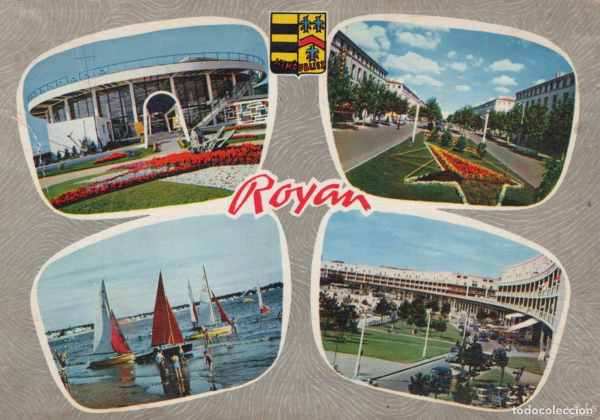 Postales: France Royan Architecture Moderne R&eacute;gates de Voiliers *YAF928