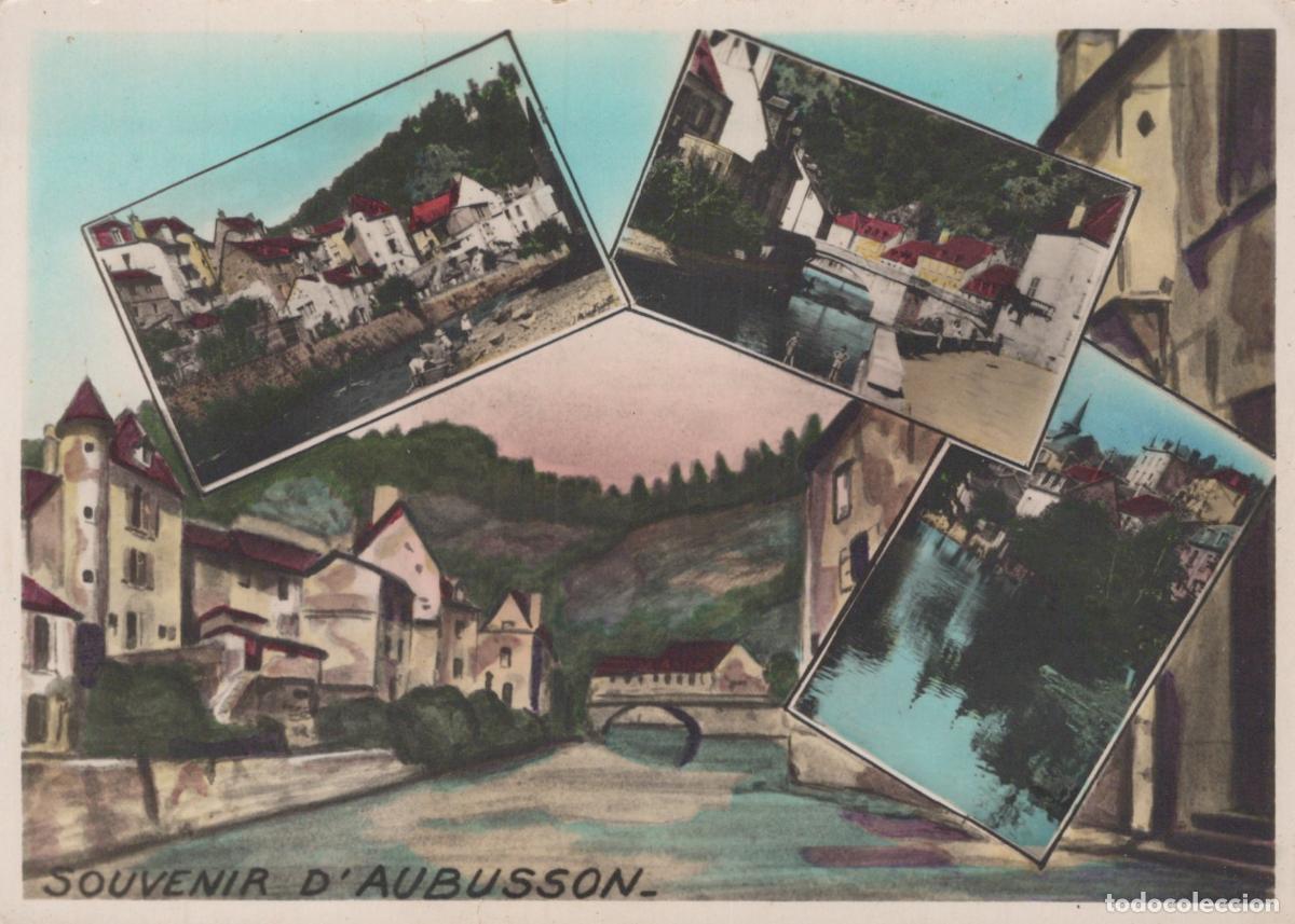Postales: France Aubusson Vues Multiples du Village Rivi&egrave;re Ponts Unposted *YAF595