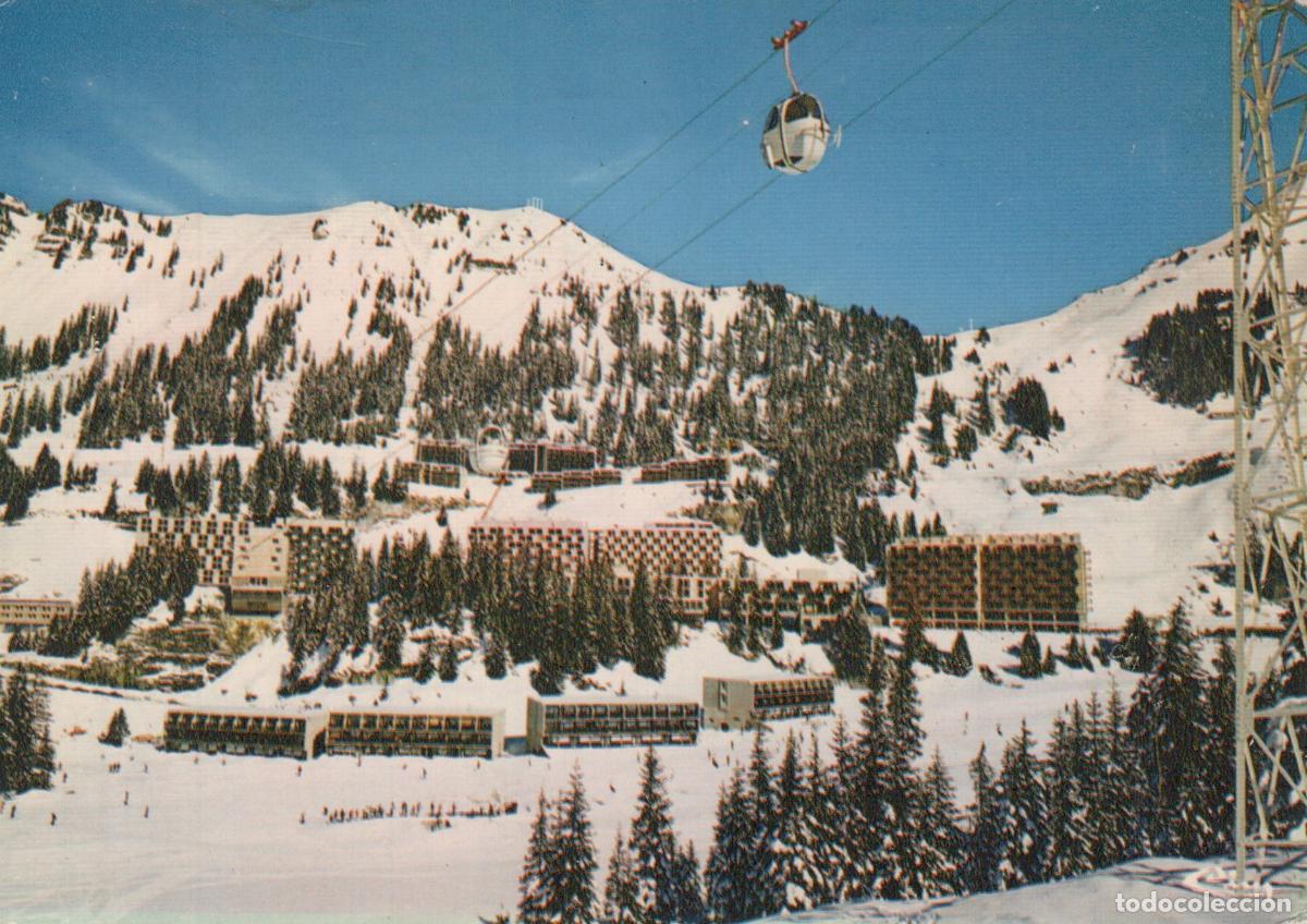 Postales: France Flaine Station de Ski T&eacute;l&eacute;cabine Architecture Breuer *YAF933