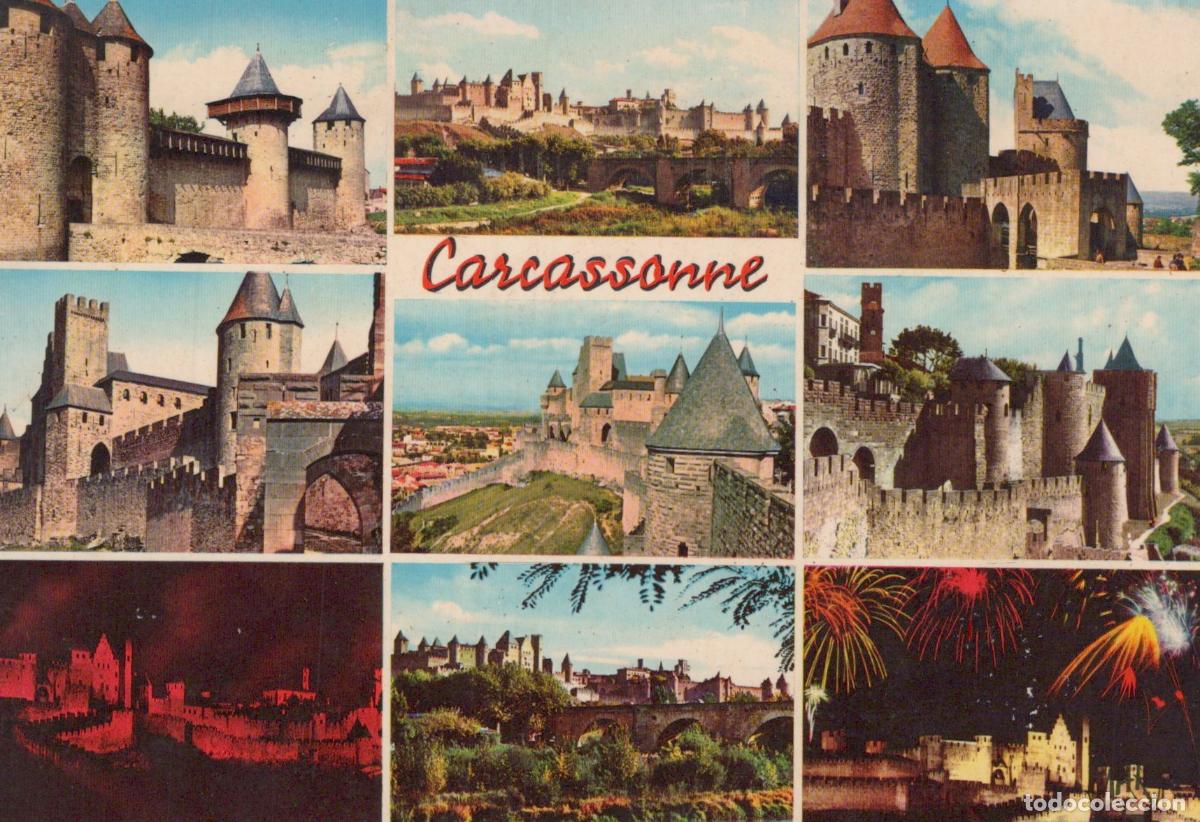 Postcards: France Carcassonne Cit&eacute; M&eacute;di&eacute;vale Fortifi&eacute;e Ch&acirc;teau Comtal Unposted *YAF611