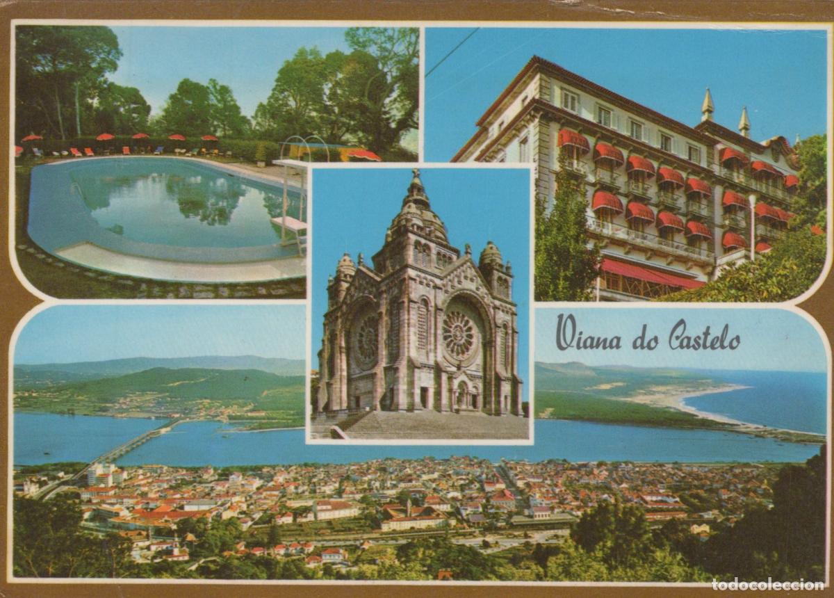 Postcards: Portugal Viana Do Castelo Norte Vistas Bas&iacute;lica Santa Luzia Paisagens *YAF607
