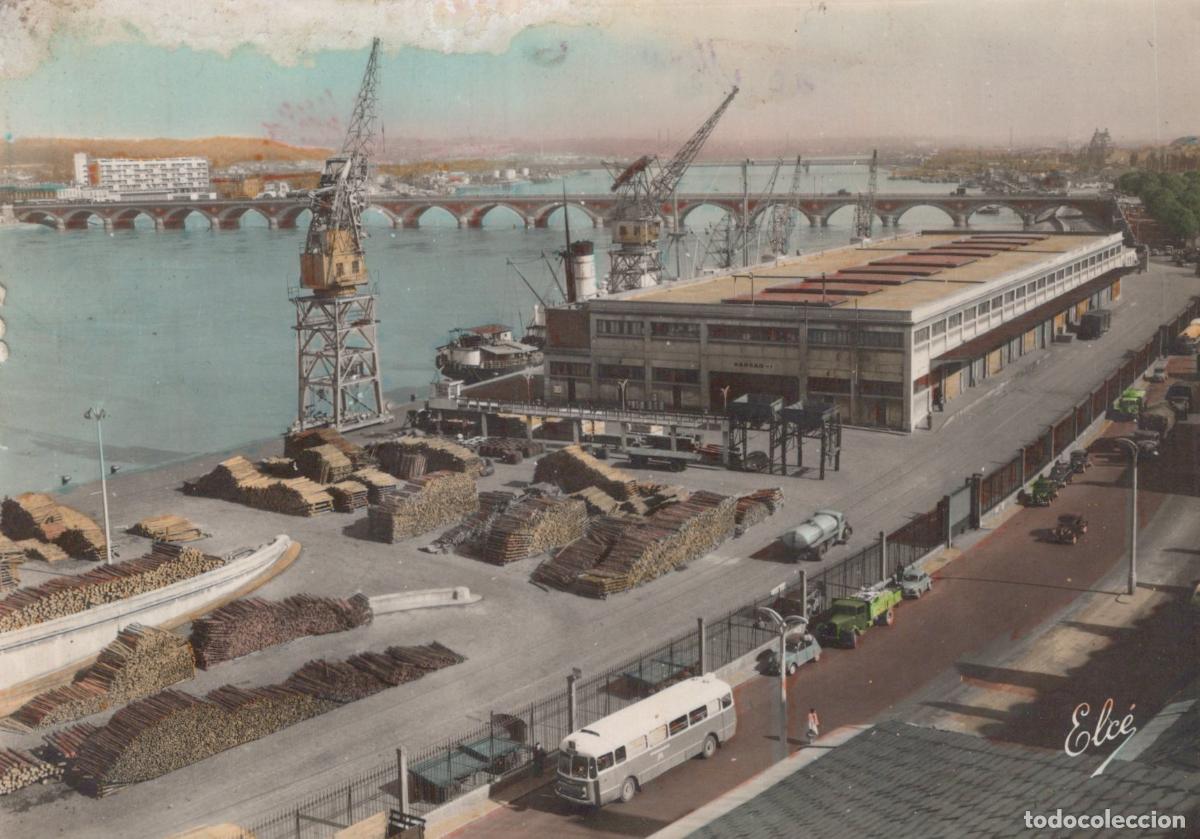 Postcards: France Bordeaux Port Industriel Pont de Pierre Unposted *YAF964