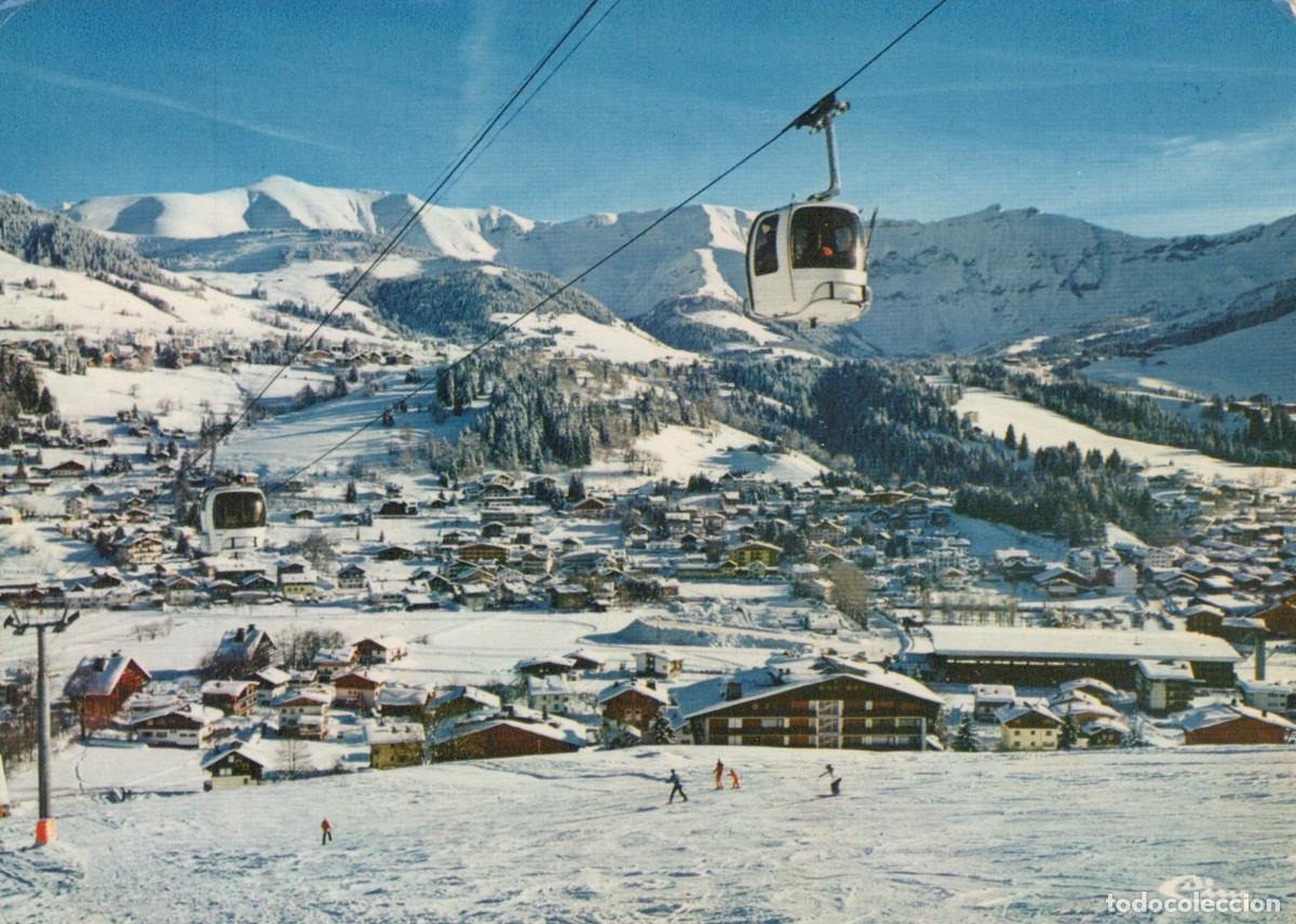 Postkarten: France Meg&egrave;ve Paysage Montagneux Station Ski T&eacute;l&eacute;cabine *YAF621