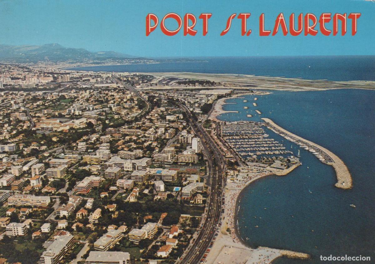 Postkarten: France Saint Laurent du Var Vue A&eacute;rienne C&ocirc;te et Port *YAF974