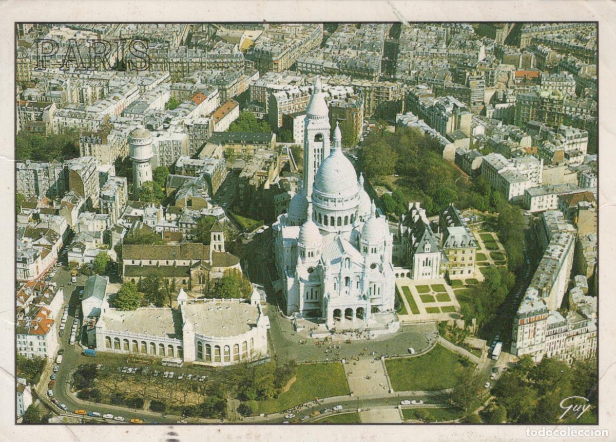 Postkarten: France Paris &Icirc;le de Vue A&eacute;rienne Sacr&eacute; C&oelig;ur Montmartre *YAF631