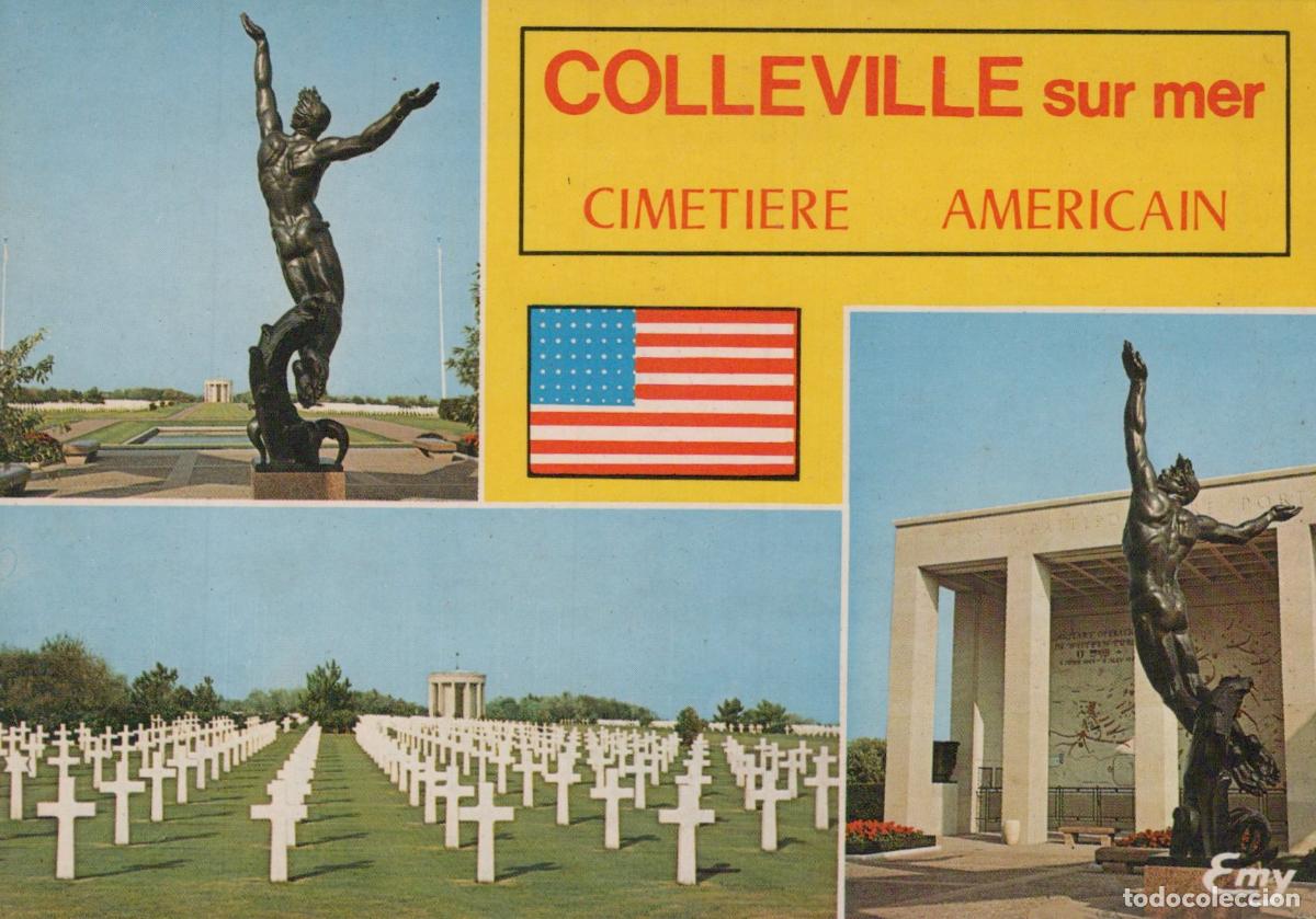 Postkarten: France Colleville sur Mer Cimeti&egrave;re Am&eacute;ricain M&eacute;morial Wwii Unposted *YAF632